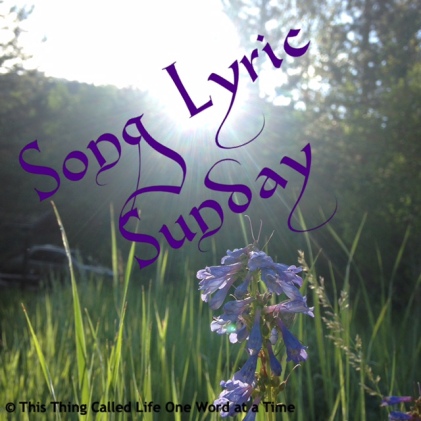 Song Lyric Sunday