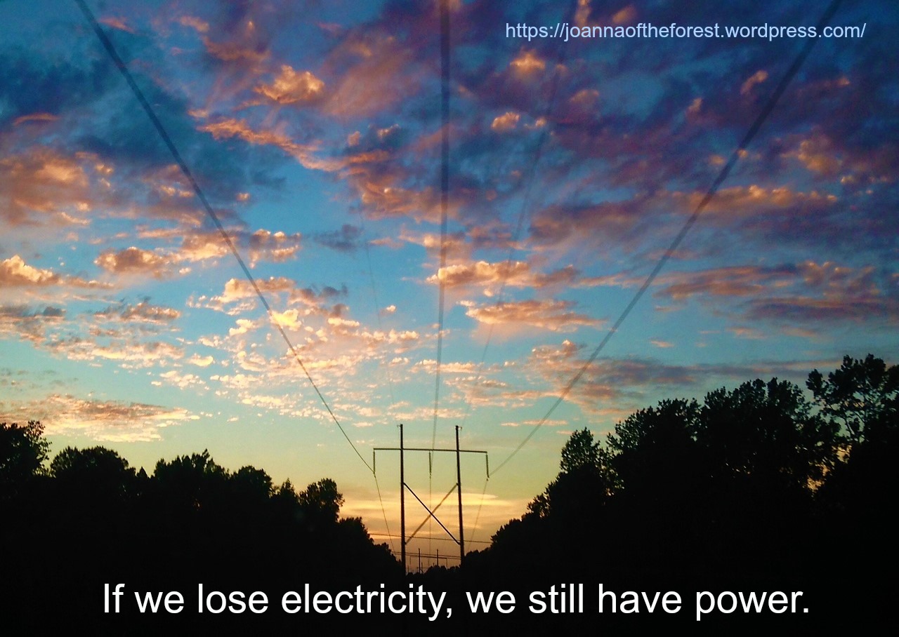 if we lose electricity