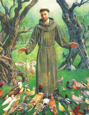 st-francis-of-assisi-and-birds from Robert Kennedy's book