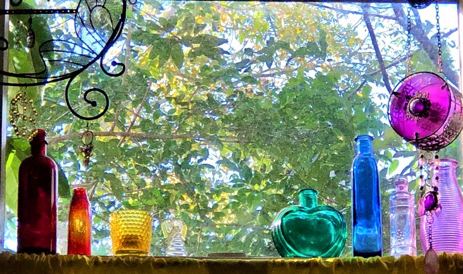 colored glass in window 2